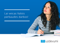 Vēlam veiksmi tuvākajos Valsts pārbaudes darbos!