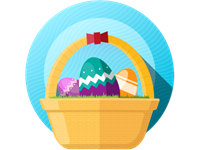 Saulaini sveicieni Lieldienās!