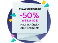 Septembrī PROF pakalpojumam -50% atlaide!