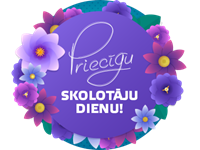 Sirsnīgi sveicam Skolotāju dienā!