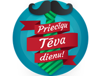 Sirsnīgi sveicam Tēva dienā! 