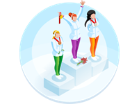 Tematiskie materiāli par ziemas olimpiskajām spēlēm