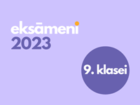 Valsts pārbaudes darbu grafiks un gatavošanās materiāli 9. klasēm