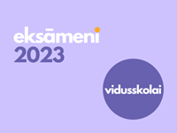 Valsts pārbaudes darbu grafiks un gatavošanās materiāli vidusskolēniem