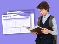 Mācību nedēļas plānotājs skolēniem