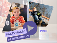 Ralfs mācās ar  Uzdevumi.lv: PROF iespējas (2. sērija)