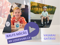 Laiks vasarai! Pēdējā “Ralfs mācās ar Uzdevumi.lv” sērija
