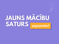 Uzdevumi.lv mācību satura jaunumi septembrī (2025)