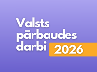 Monitoringa darbu un eksāmenu treniņuzdevumi 2026. gadam